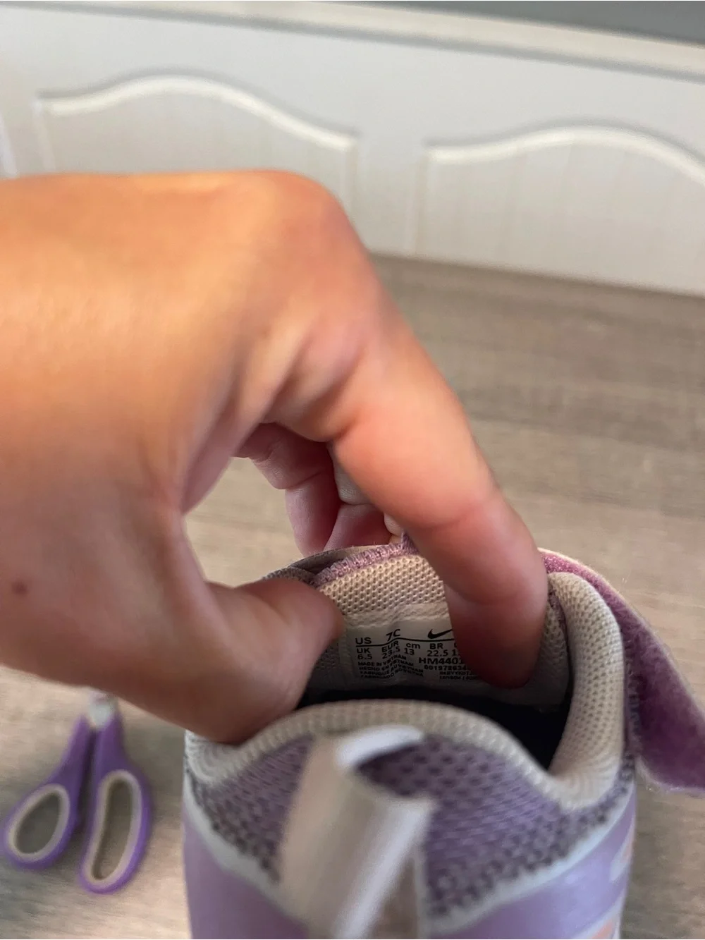 Nike Cosmic Runner TD Violet Star Toddler Infant Running Shoes Size 7C